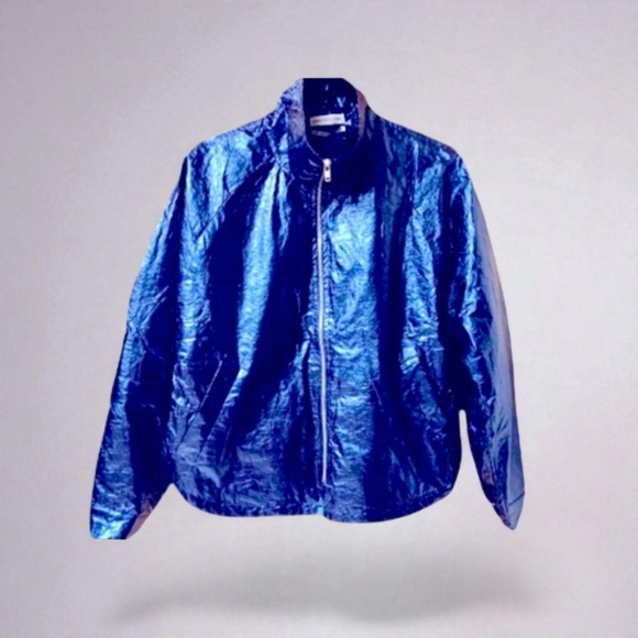 Urban Outfitters Shimmery blue Jacket - Picture 1 of 10